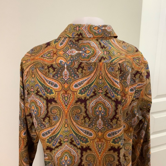 Like New Sz L 14T Lands’End No Iron Supima Cotton Shirt 14T - Picture 7 of 14